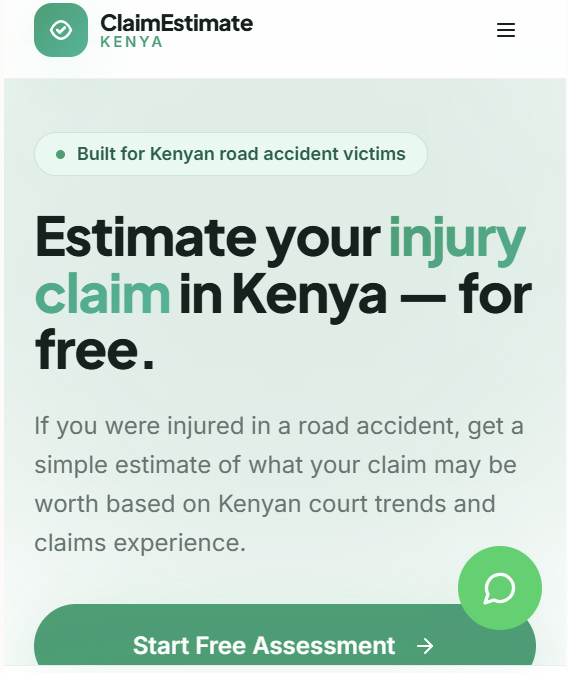 ClaimEstimate app screenshot