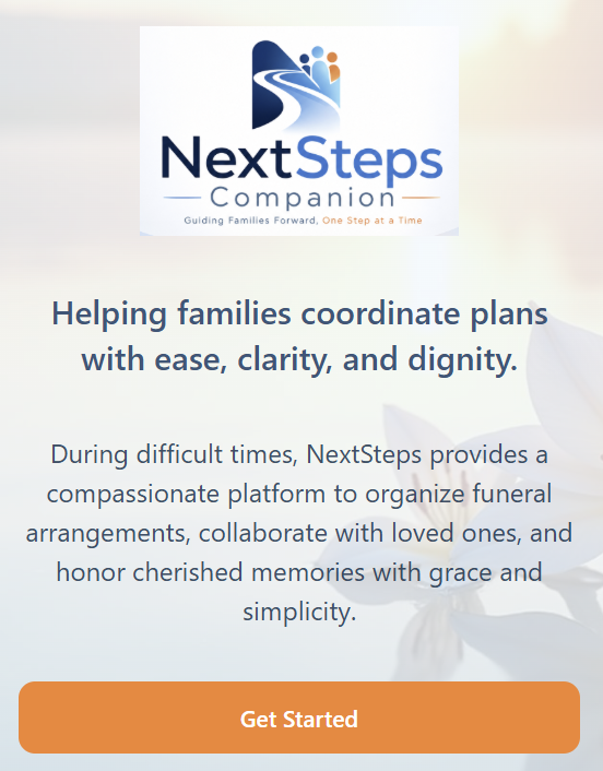 NextSteps Companion app screenshot